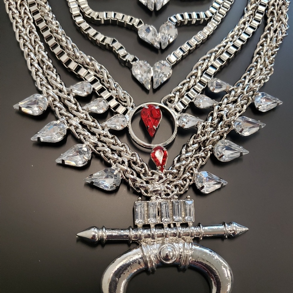 Tribal statement necklace never worn
